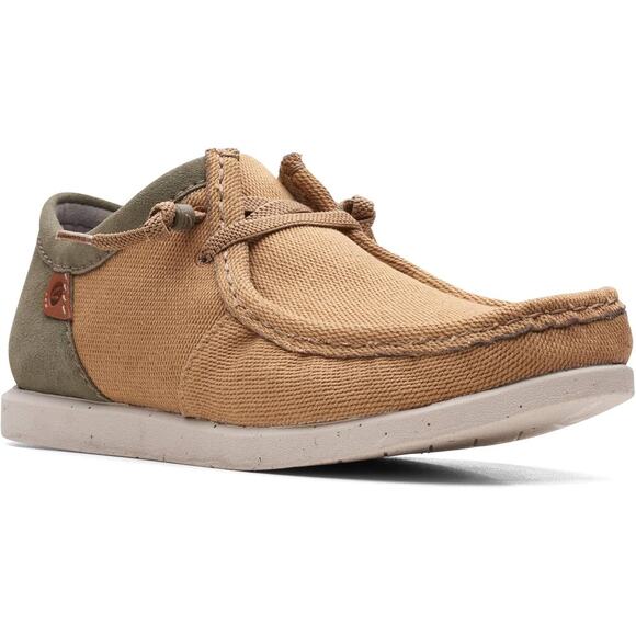 NWT Clarks Collection Men's ShacreLite Moc Oxford, Dark Sand Combi, 8 Wide US - Picture 2 of 7